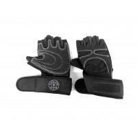      Gold's Gym GG-EGLOVES-M/L - Leather/Suede Training Gloves - M/L